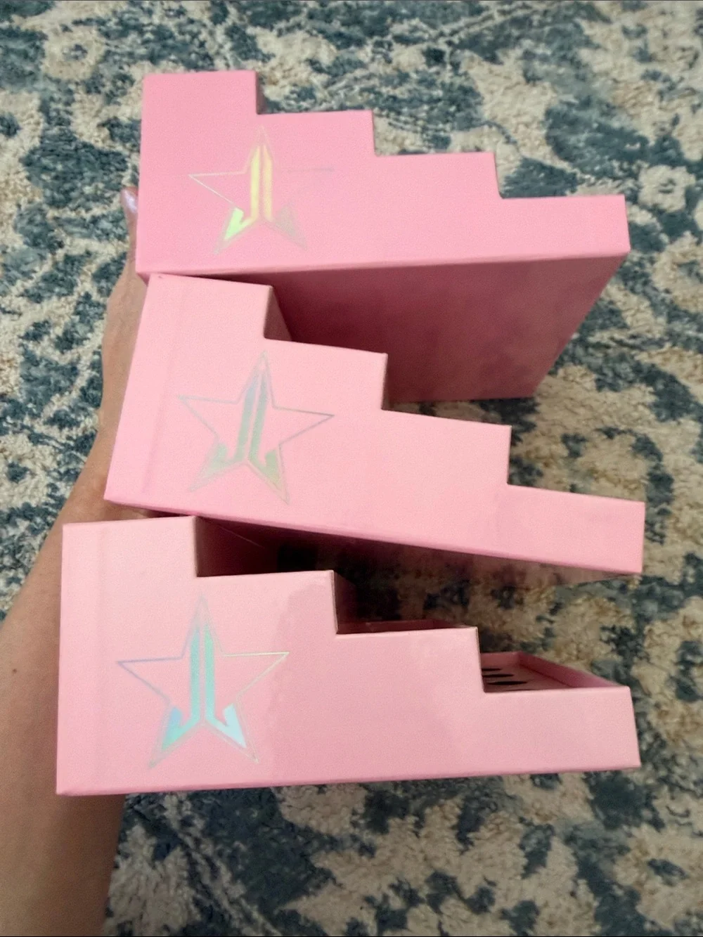 Jeffree Star Pink Lipstick Display Riser - Set of 3